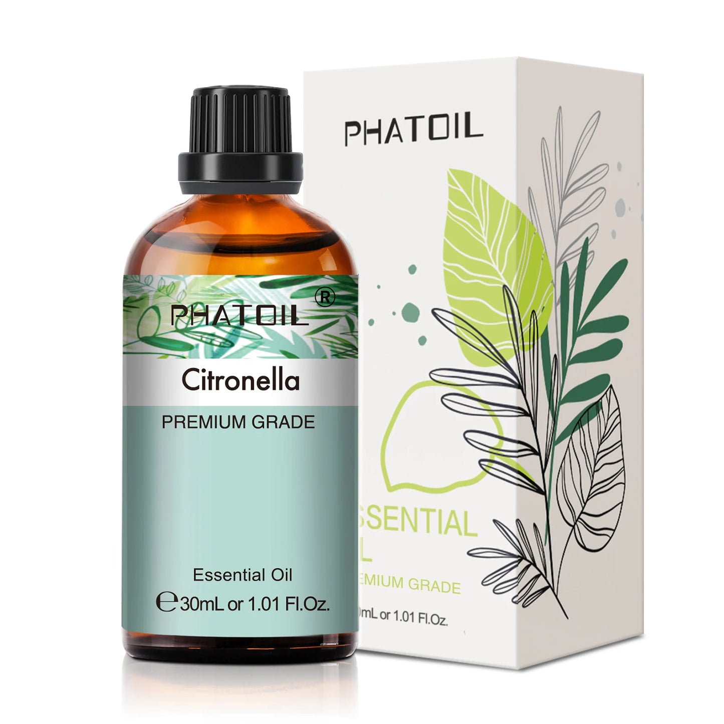 Aromatherapy Pure Essential Oils – Calming Fragrance 30ml (Jasmine, Bergamot, Eucalyptus)