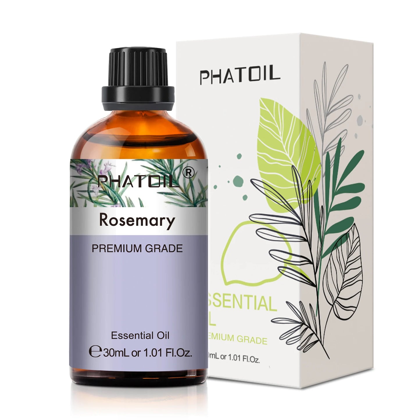 Aromatherapy Pure Essential Oils – Calming Fragrance 30ml (Jasmine, Bergamot, Eucalyptus)