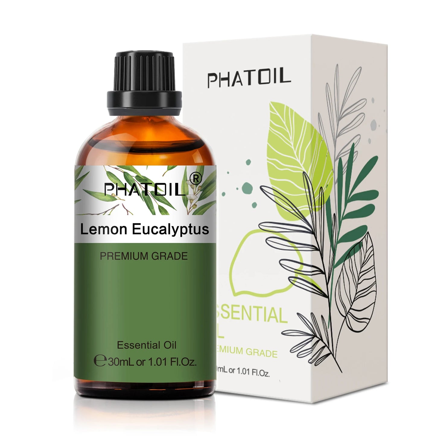 Aromatherapy Pure Essential Oils – Calming Fragrance 30ml (Jasmine, Bergamot, Eucalyptus)